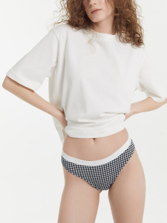 Трусы Mark Formelle 412455-1-3/25-10-40093Ц-5 черная_клеточка_на_белом1 - фото 3