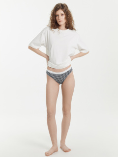 Трусы Mark Formelle 412455-1-3/25-10-40093Ц-5 черная_клеточка_на_белом1 - фото 1