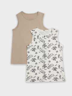 Майка Mark Formelle 423344-2/25-36781П-0 граффити_на_молочном_бежевый - фото 1