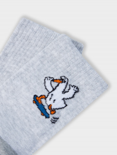 Носки Mark Formelle 444K-3207/B4-25444K св.серый_меланж_рис.3207 - фото 3