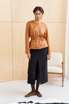 Жакет FLAIM 2018 кэмел - фото 5