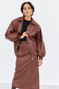 Бомбер FLAIM 2020 шоколад - фото 1