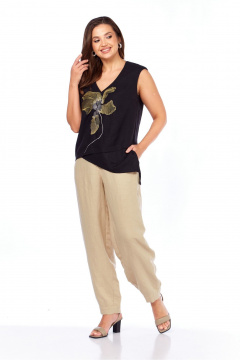 Блуза MALI 625-081 черный - фото 4