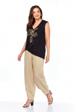 Блуза MALI 625-081 черный - фото 3