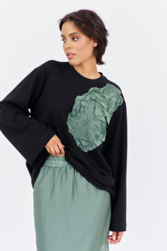 Юбка FLAIM 2024 зеленый мох - фото 2