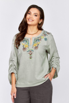 Блуза MALI 625-074 серый - фото 5