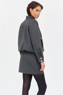 Бомбер FLAIM 2039 серый графит - фото 5