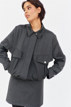 Бомбер FLAIM 2039 серый графит - фото 3