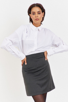 Юбка FLAIM 2040 серый графит - фото 1