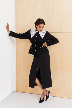 Жакет, юбка FLAIM 2044 черный - фото 5