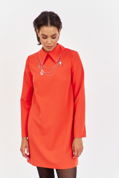 Платье FLAIM 2060 оранжевый - фото 5