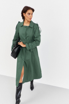 Плащ FLAIM 2055 зеленый мох - фото 3