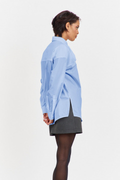 Блуза FLAIM 2062.02 голубой - фото 3