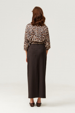 Юбка Панда 106350 коричневый - фото 4