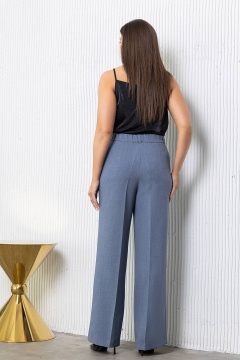 Брюки, жакет Gold Style 2705 серо-синий - фото 5