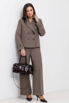 Брюки, жакет Gold Style 2704 коричневый - фото 5