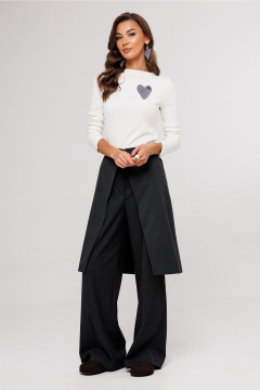 Юбка Butеr 3089 темно-серый - фото 2