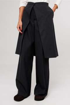 Юбка Butеr 3089 темно-серый - фото 4