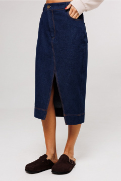 Юбка Butеr 3113 темно-синий - фото 1