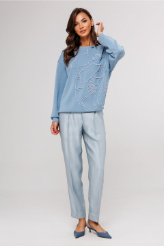 Брюки Butеr 3156 голубой - фото 1