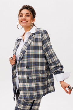 Брюки, жакет Anelli 1596 омутовая_синева - фото 3