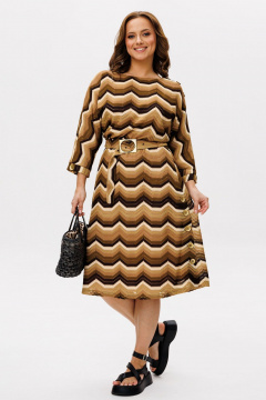 Платье Anelli 1560 латунь - фото 1