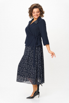 Платье Bonna Image 922-1/2 синий - фото 4