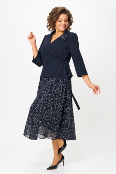 Платье Bonna Image 922-1/2 синий - фото 2