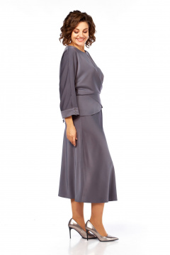 Блуза, юбка Диомант 2090 графит - фото 4