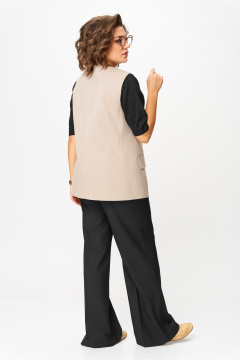 Жилет AVA fashion М-149 бежевый - фото 4