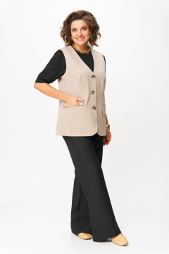 Жилет AVA fashion М-149 бежевый - фото 2