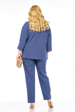 Блуза, брюки СиБон 0371 гогубой - фото 4