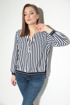 Michel chic 756 бело-синяя_полоска