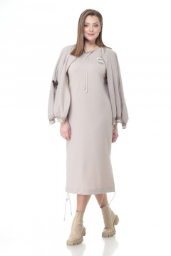 Deluizn 917 елочка-бежевый