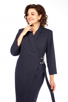 Платье Диомант 2104 синий - фото 5