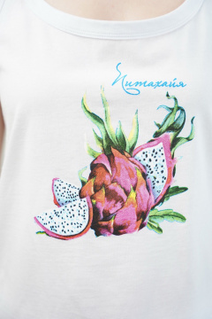 Майка, шорты Купалинка 36100G.158-164 к.белый,набивка - фото 2