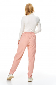 Брюки, водолазка T&N 7690 пудра_бархат-молочный - фото 4