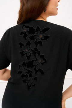 Платье IVA 1822 черный - фото 5