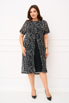 Платье IVA 1816 черный - фото 1