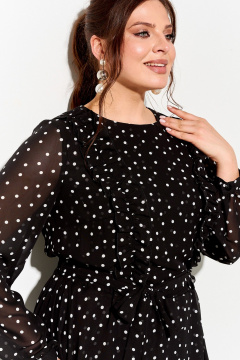 Платье IVA 1735 черный - фото 5