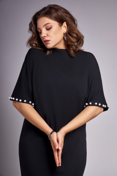 Платье IVA 1531 черный - фото 4