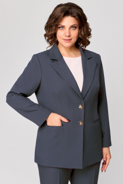 Брюки, жакет Мишель стиль 1208 графит - фото 4