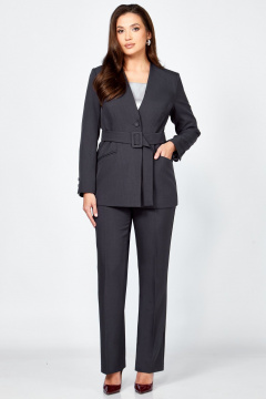 Брюки, жакет Мишель стиль 1311 графит - фото 1