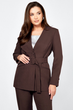 Брюки, жакет Мишель стиль 1311 французский_кофе - фото 4