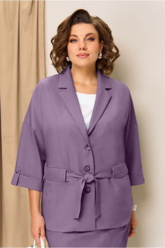 Блуза, жакет, юбка VOLNA 1432 лаванда - фото 3