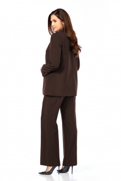 Брюки, жакет, жилет Vilena 1120 шоколад - фото 3