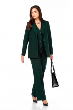 Брюки, жакет, жилет Vilena 1120 бутылка - фото 2