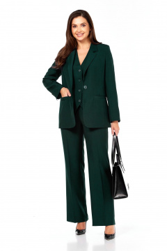 Брюки, жакет, жилет Vilena 1120 бутылка - фото 1