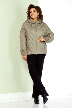 Куртка Shetti 2195 бежево-серый - фото 4