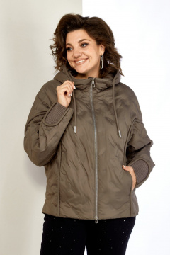 Куртка Shetti 2195 пепельно-коричневый - фото 5